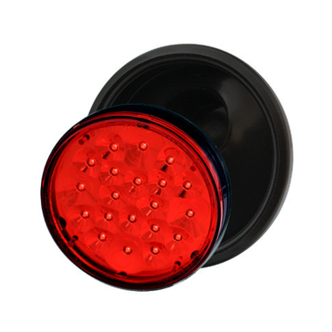 3100E-RB - FARO 20 LED ROJO BIPOLAR - 12/24V